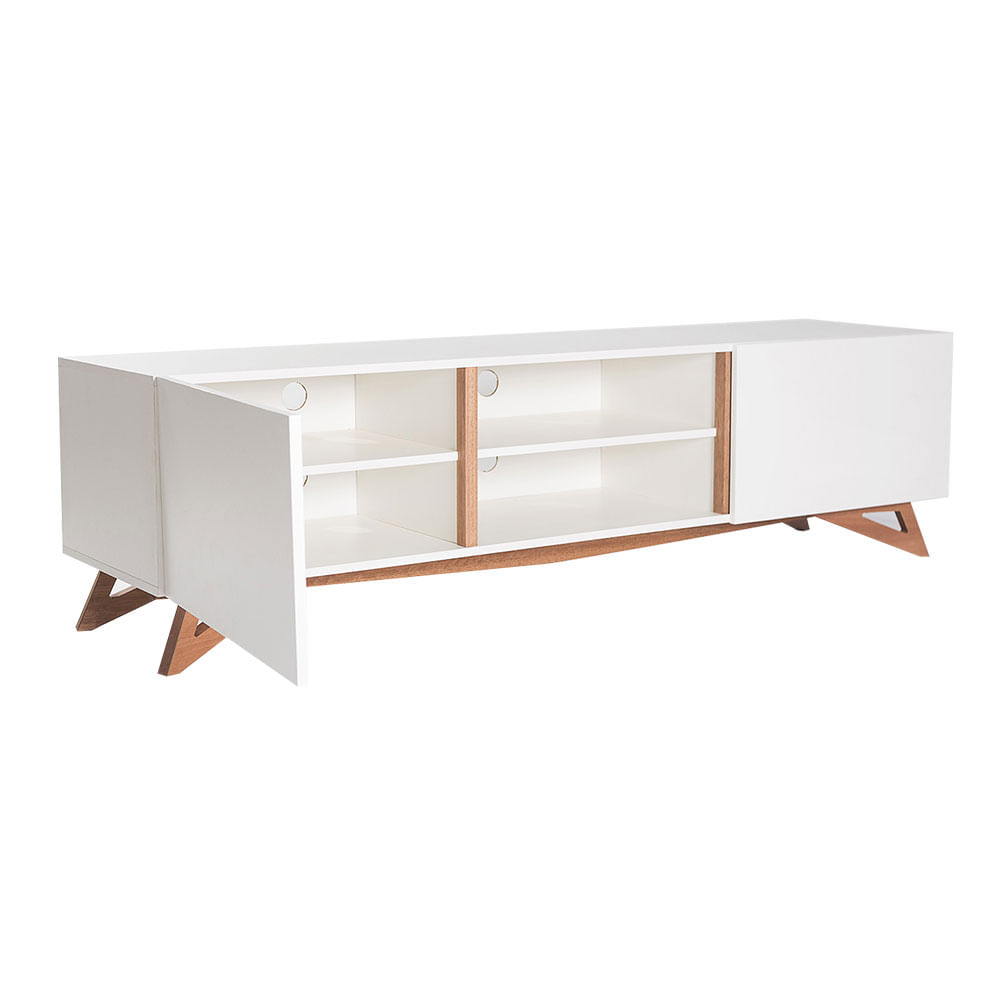 Rack Freddie 2 Portas 1,80 Branco | Openbox2 Rack Freddie 2 Portas 1,80 Branco | Openbox2