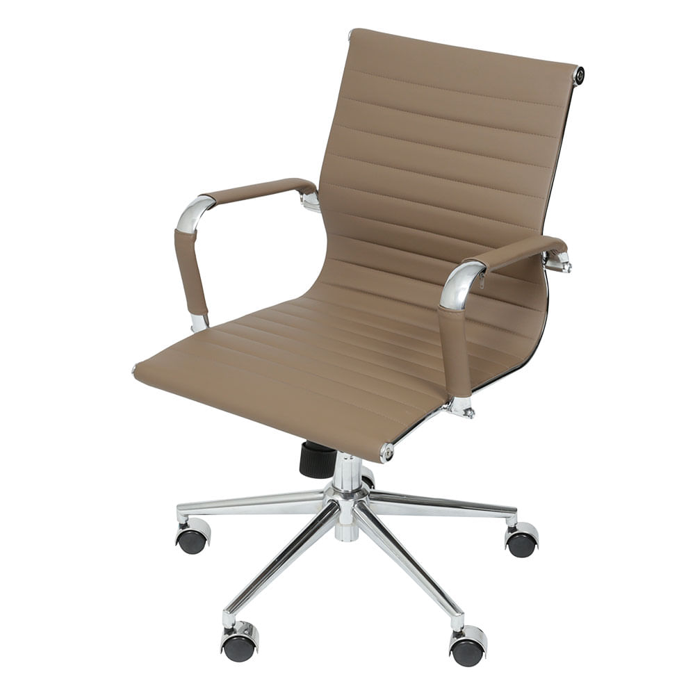 ソフィア Cadeira Office Esteirinha Baixa com Rodizio Fendi | Openbox2