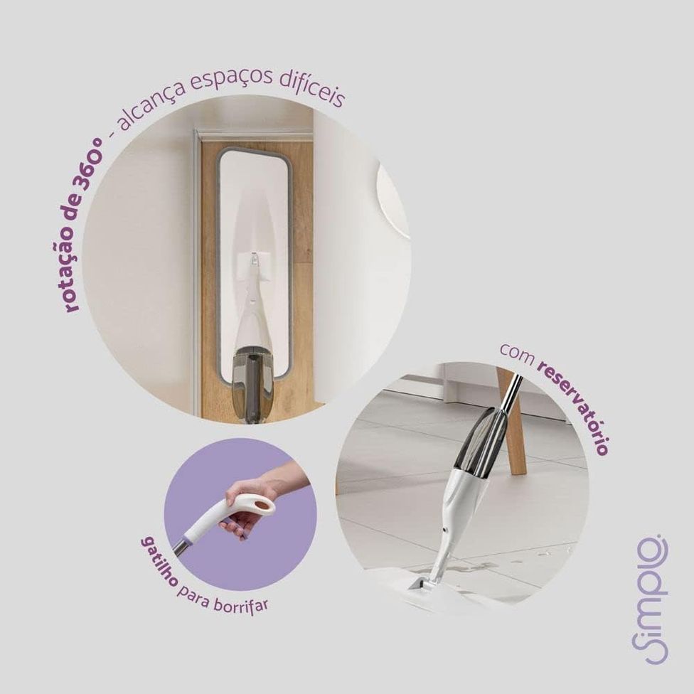 Mop Spray com Gatilho e Dispenser Simplo | Openbox2