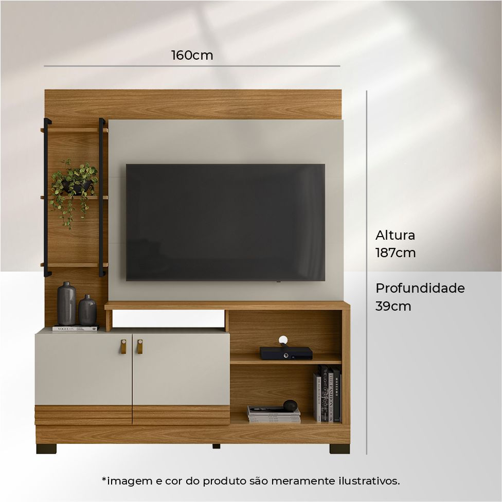Estante Home Alagoas para TV até 50