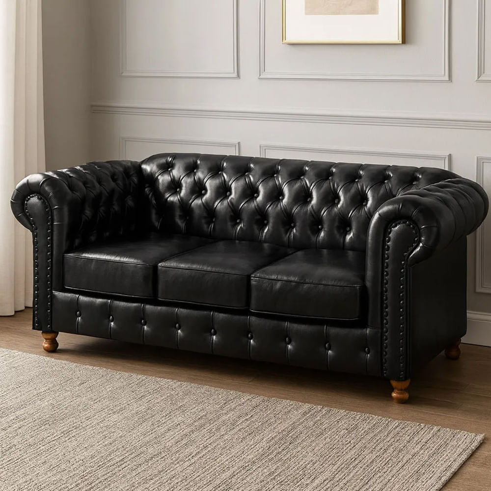 Chesterfield Sofa ブラック 2人掛け 175736_4.jpg?v=639010842391600000